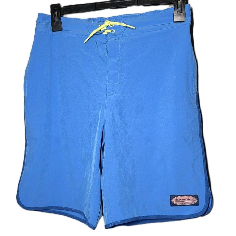 Vineyard Vines Swim Trunks Boys Size Large (16) Blue Shorts